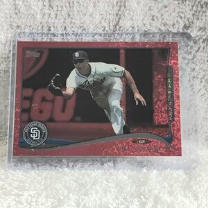 5/$20 Mint 2014 Topps Will Venable Red Glitter MLB Card 64!!